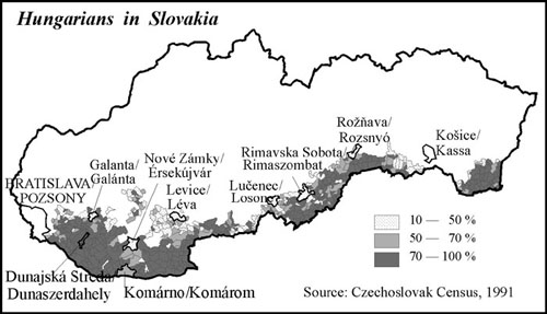 Maďarská národno SR 1991